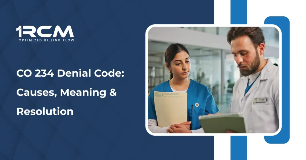 CO 234 Denial Code_ Causes, Meaning & Resolution
