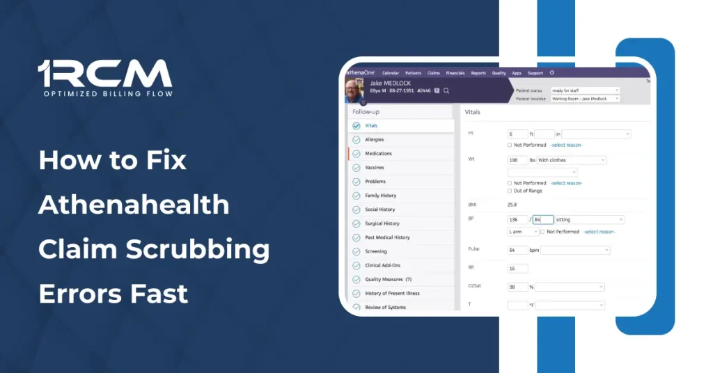 How to Fix Athenahealth Claim Scrubbing Errors Fast